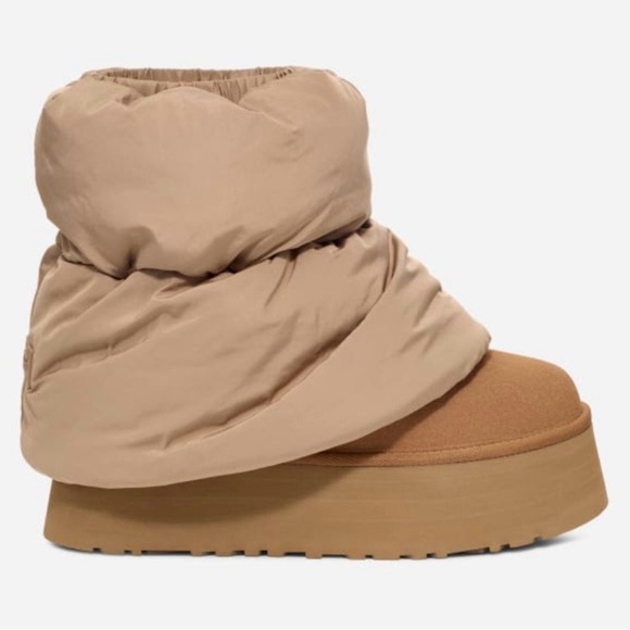 Uggs Tan Platform Boots